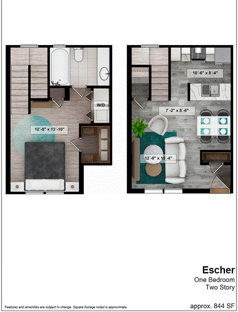 bedroom floor plan | the edge at 450